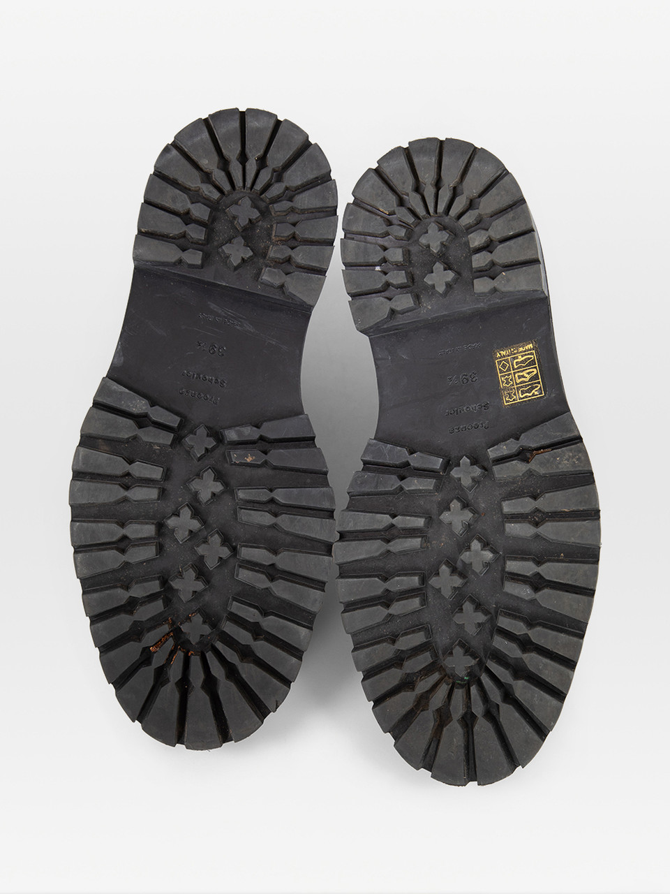 Proenza Schouler Black Leather Stitch Chelsea Boots