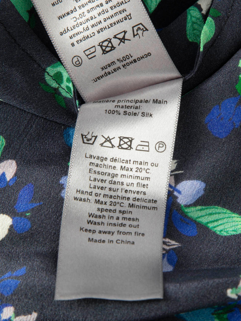 Zadig & Voltaire Skull & Logo Print Silk Dress
