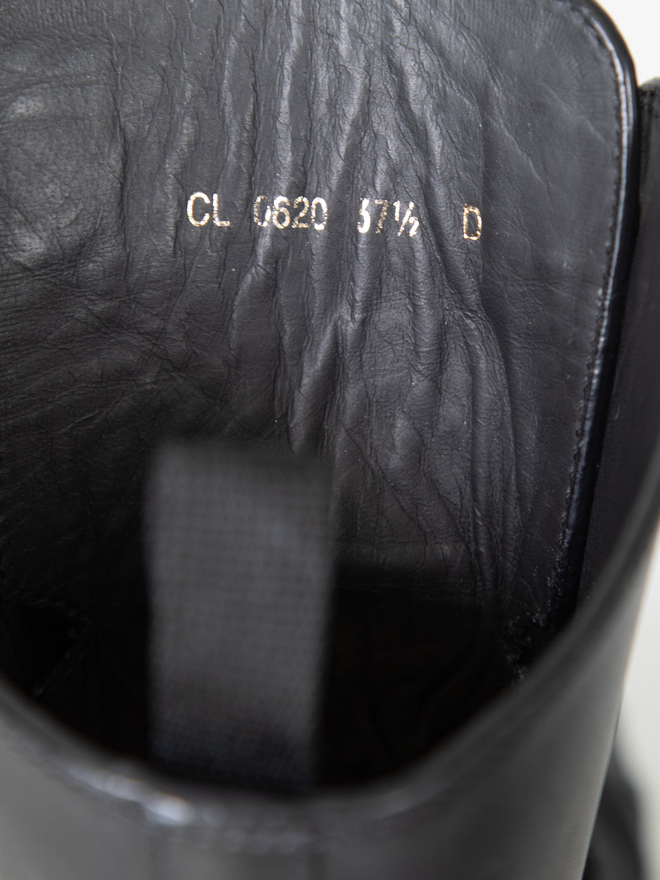 Dior Black Leather Combat Lace Boots