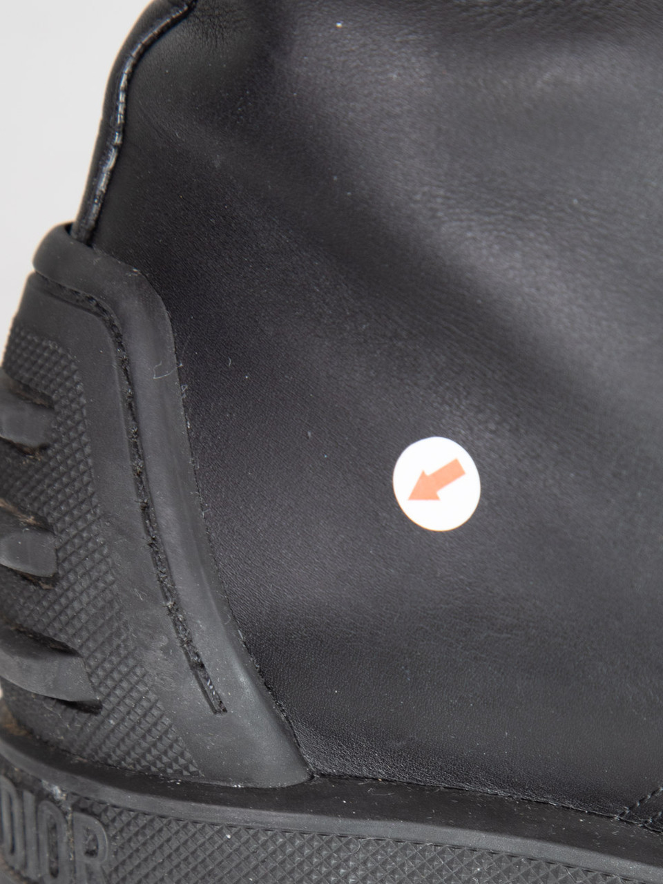 Dior Black Leather Combat Lace Boots