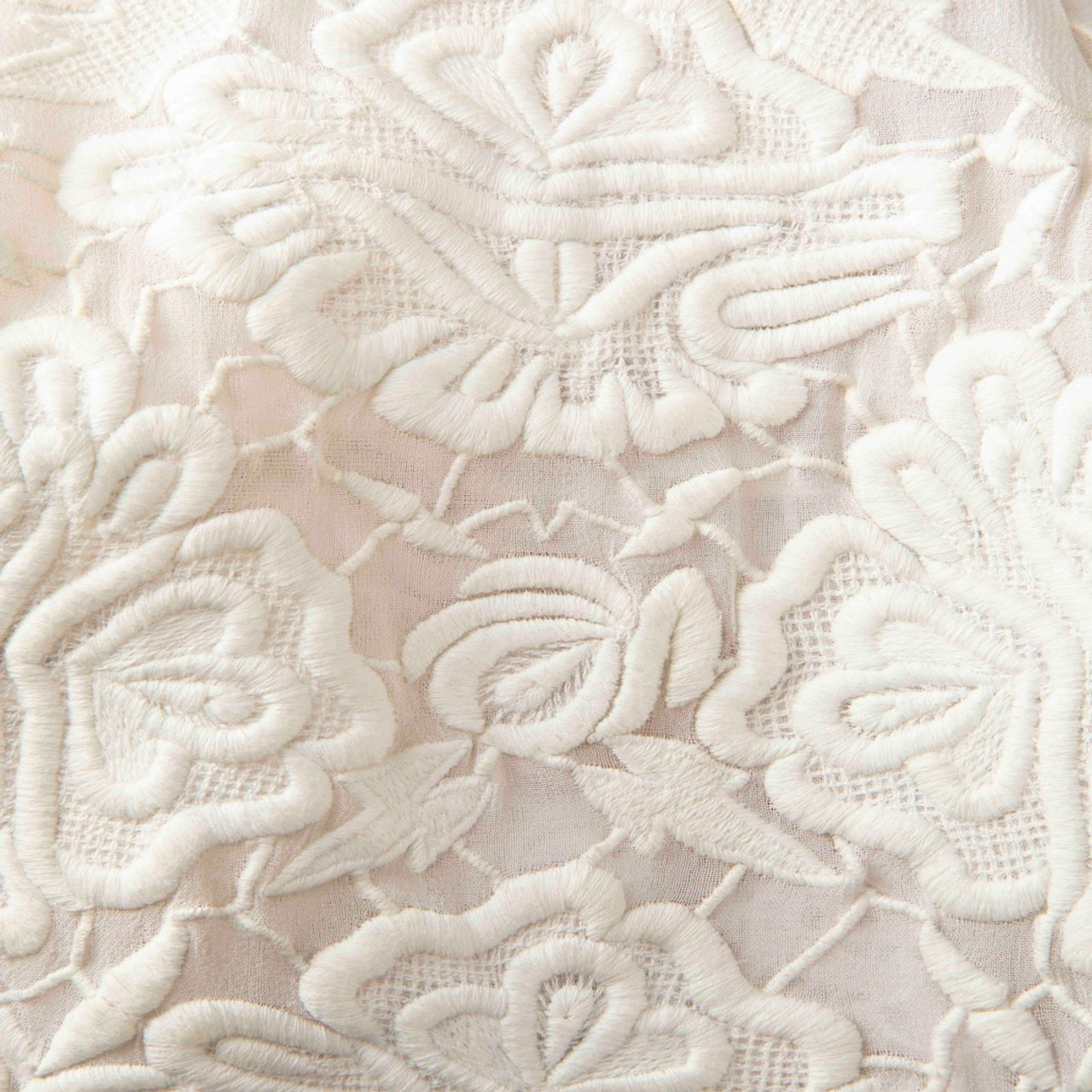 Stella McCartney White Floral Lace Maxi Dress