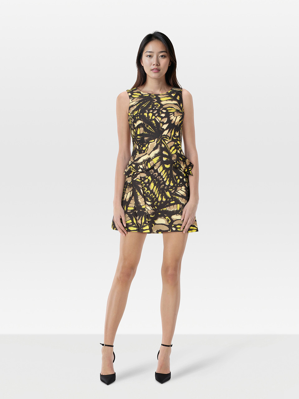 Alexander McQueen Abstract Patterned Dress