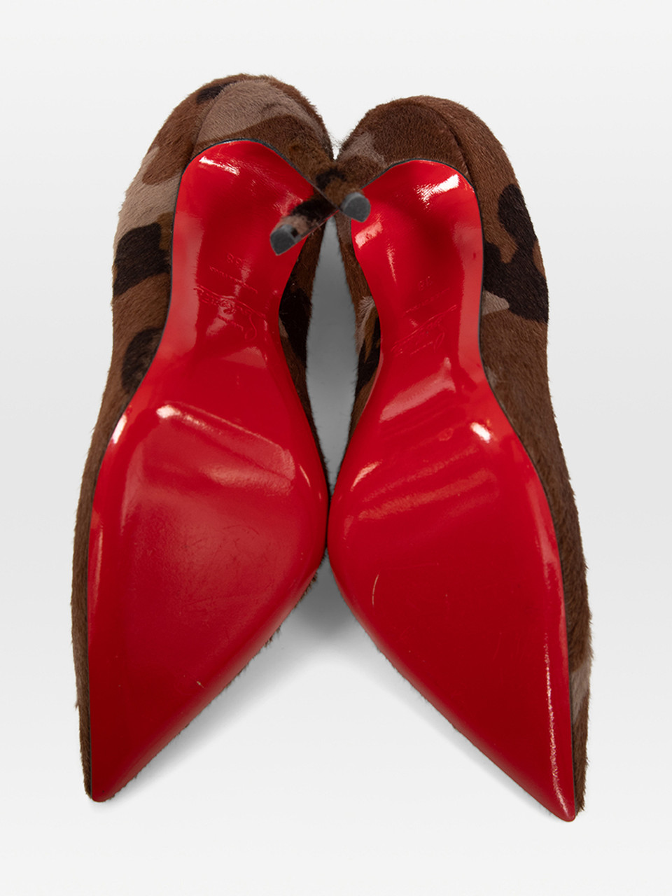 Christian Louboutin Brown Ponyhair So Kate Heels