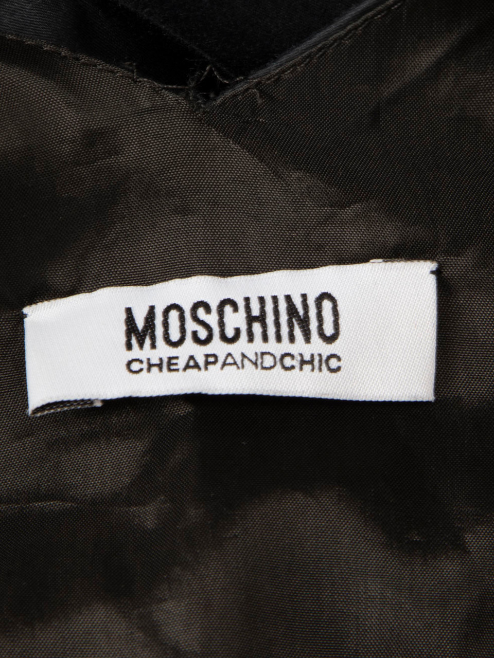 Moschino Black Bow Detail Knee Length Dress