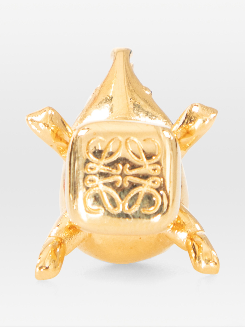 Loewe Gold Brass Beetle Pin