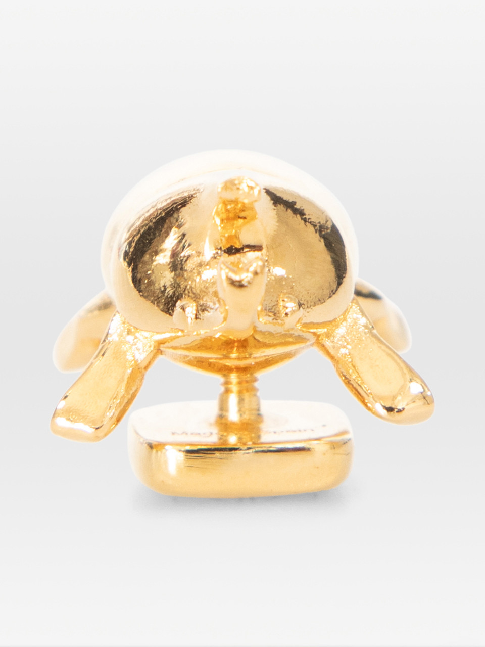 Loewe Gold Brass Beetle Pin