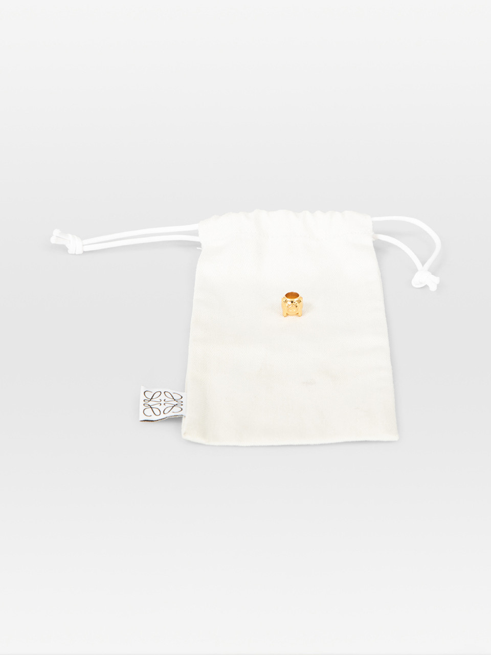 Loewe Gold Brass Pig Charm