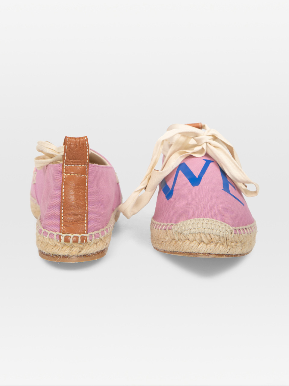 Loewe Loewe x Paulas Ibiza Mauve Embroidered Espadrilles