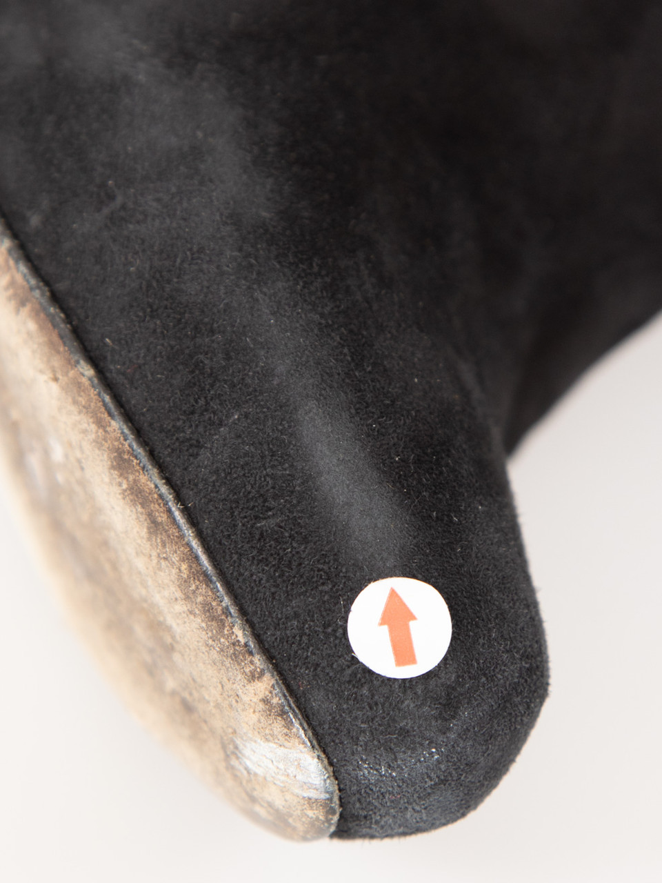 Fendi Black Suede & Metallic Trim Boots