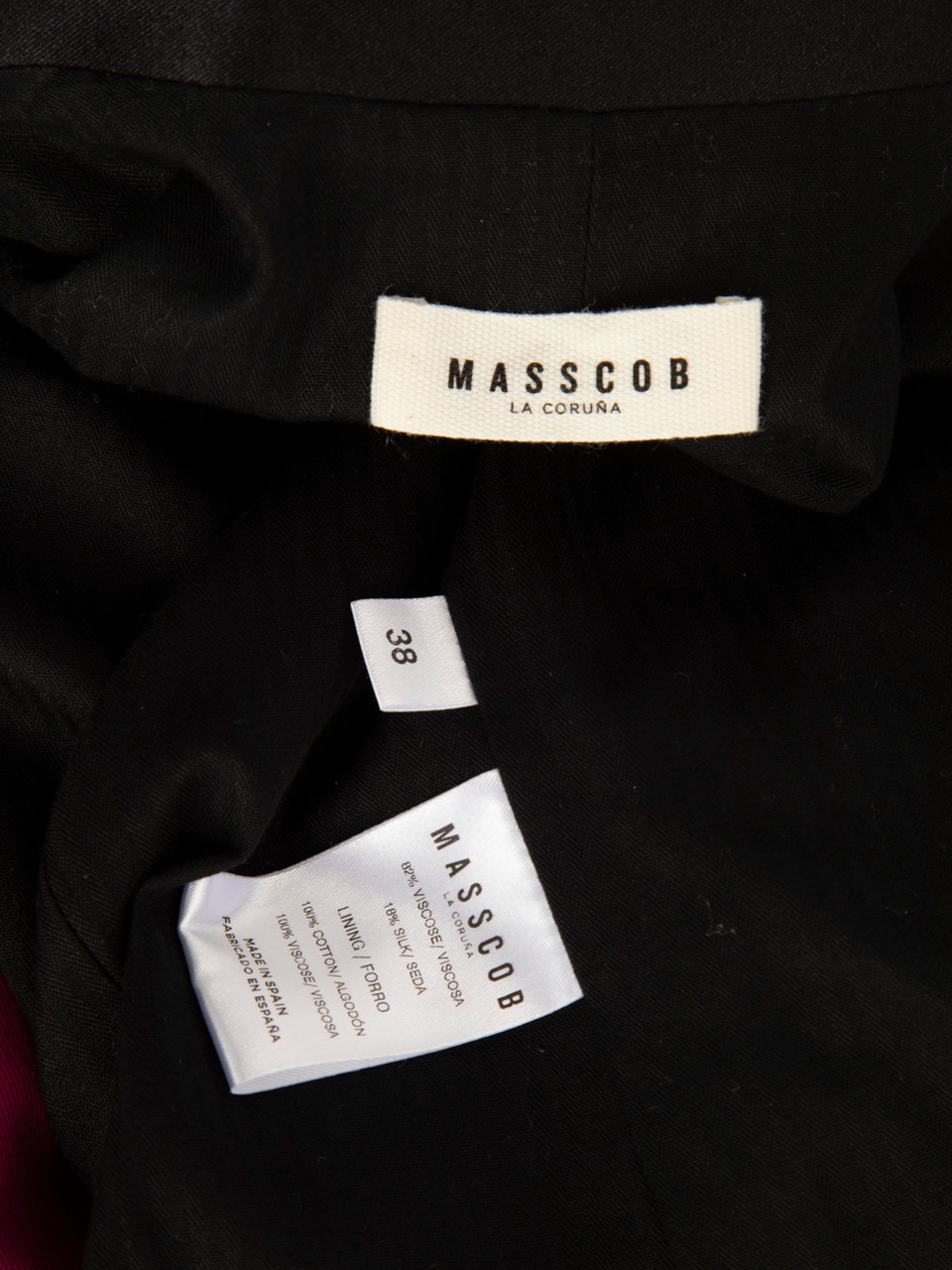 Masscob Pink Velvet Suit & Trousers Set