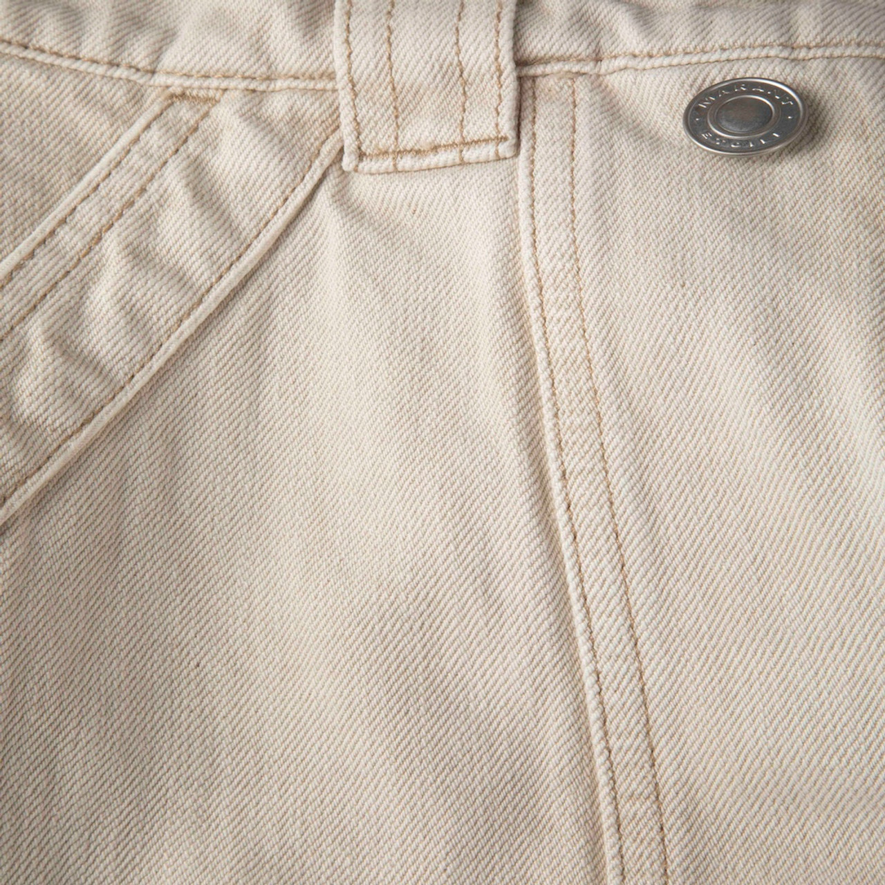 Isabel Marant Isabel Marant Étoile Ecru Denim Vayoneo Cargo Jeans Isabel Marant Isabel Marant Étoile Ecru Denim Vayoneo Cargo Jeans