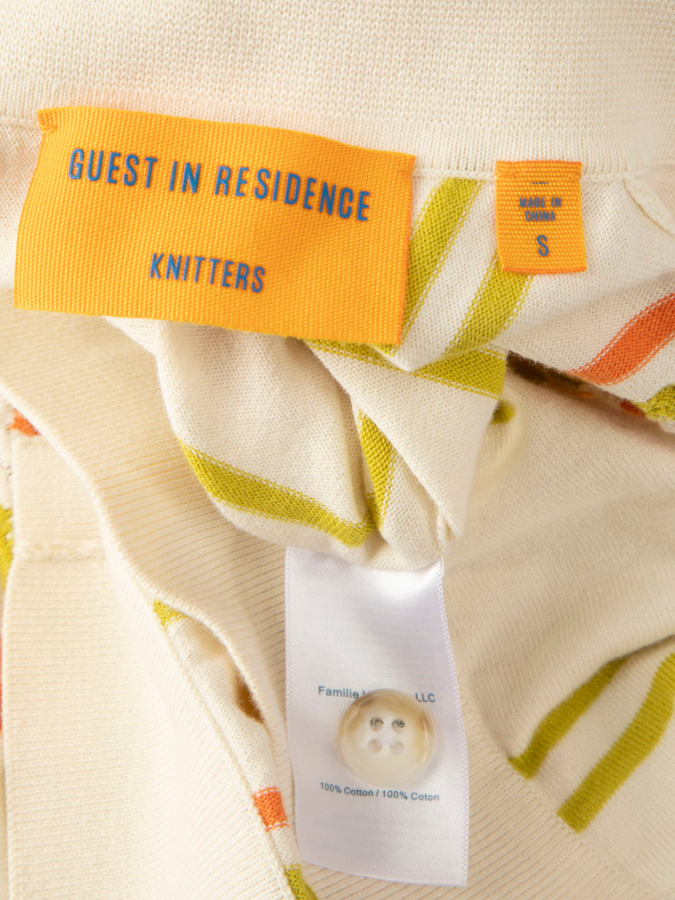 Guest in Residence Striped Knit Vest Top Guest in Residence Striped Knit Vest Top