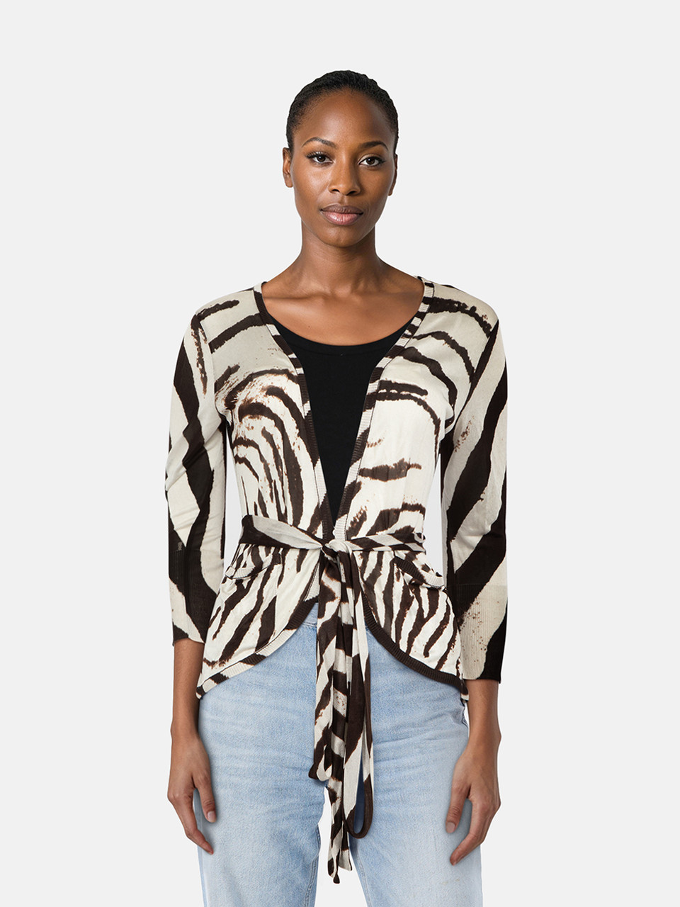 Dolce & Gabbana Zebra Print Cardigan