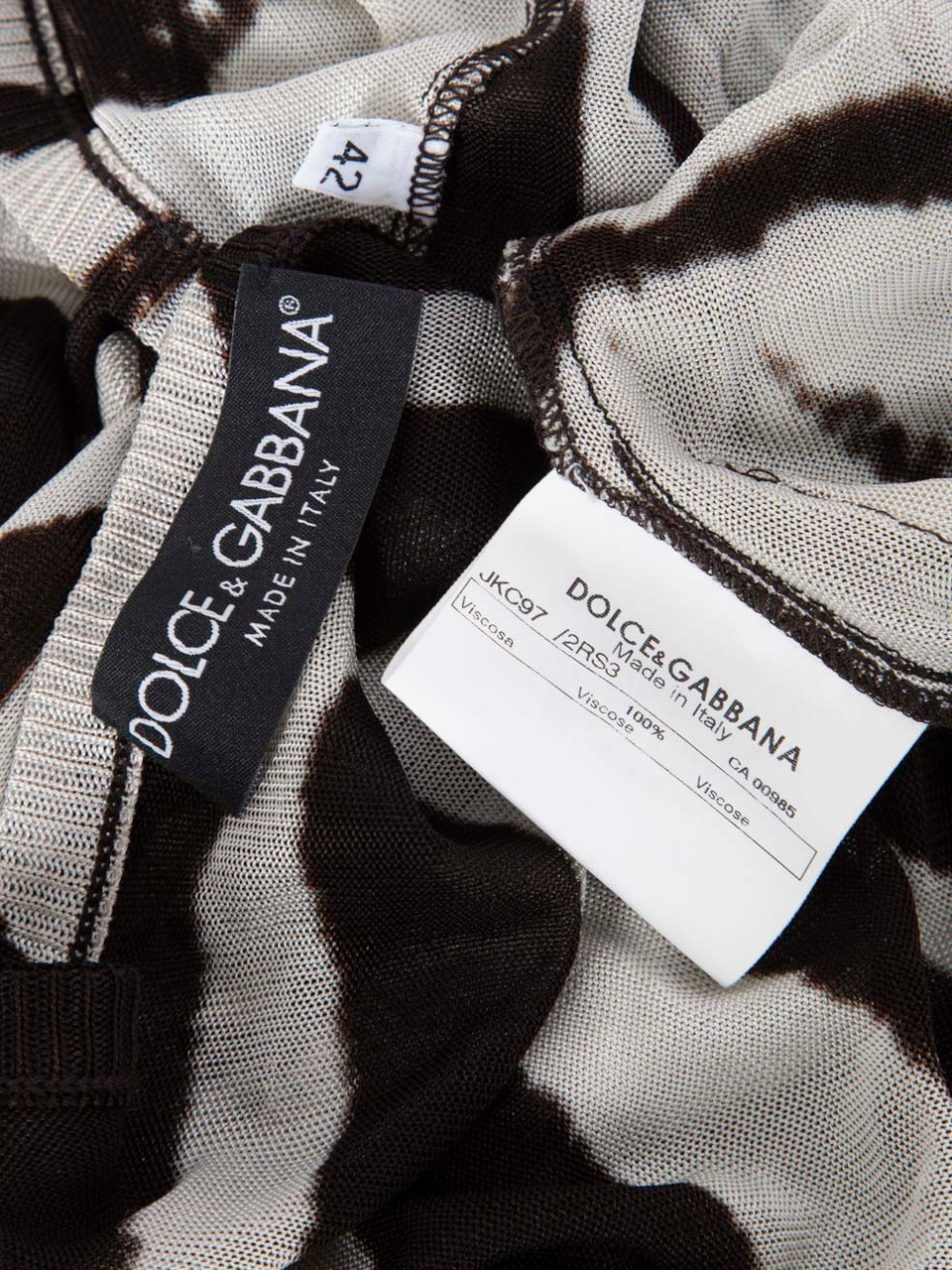 Dolce & Gabbana Zebra Print Cardigan
