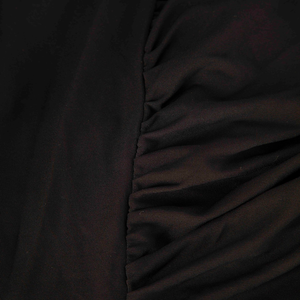 Max Mara Black Bodycon Ruched Knee Length Dress Max Mara Black Bodycon Ruched Knee Length Dress