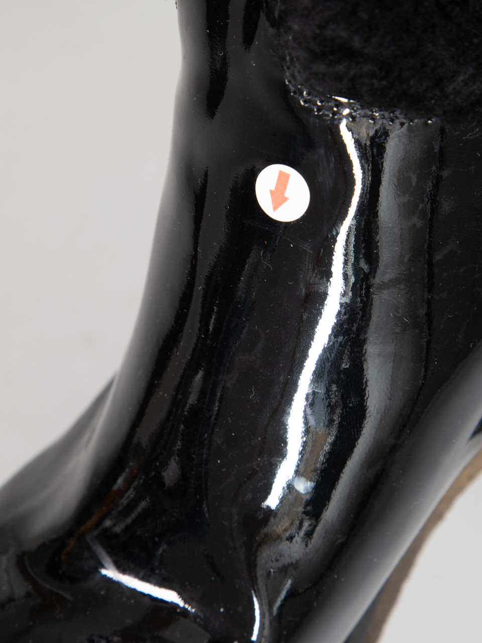 Chanel Black Patent & Shearling CC Boots Chanel Black Patent & Shearling CC Boots