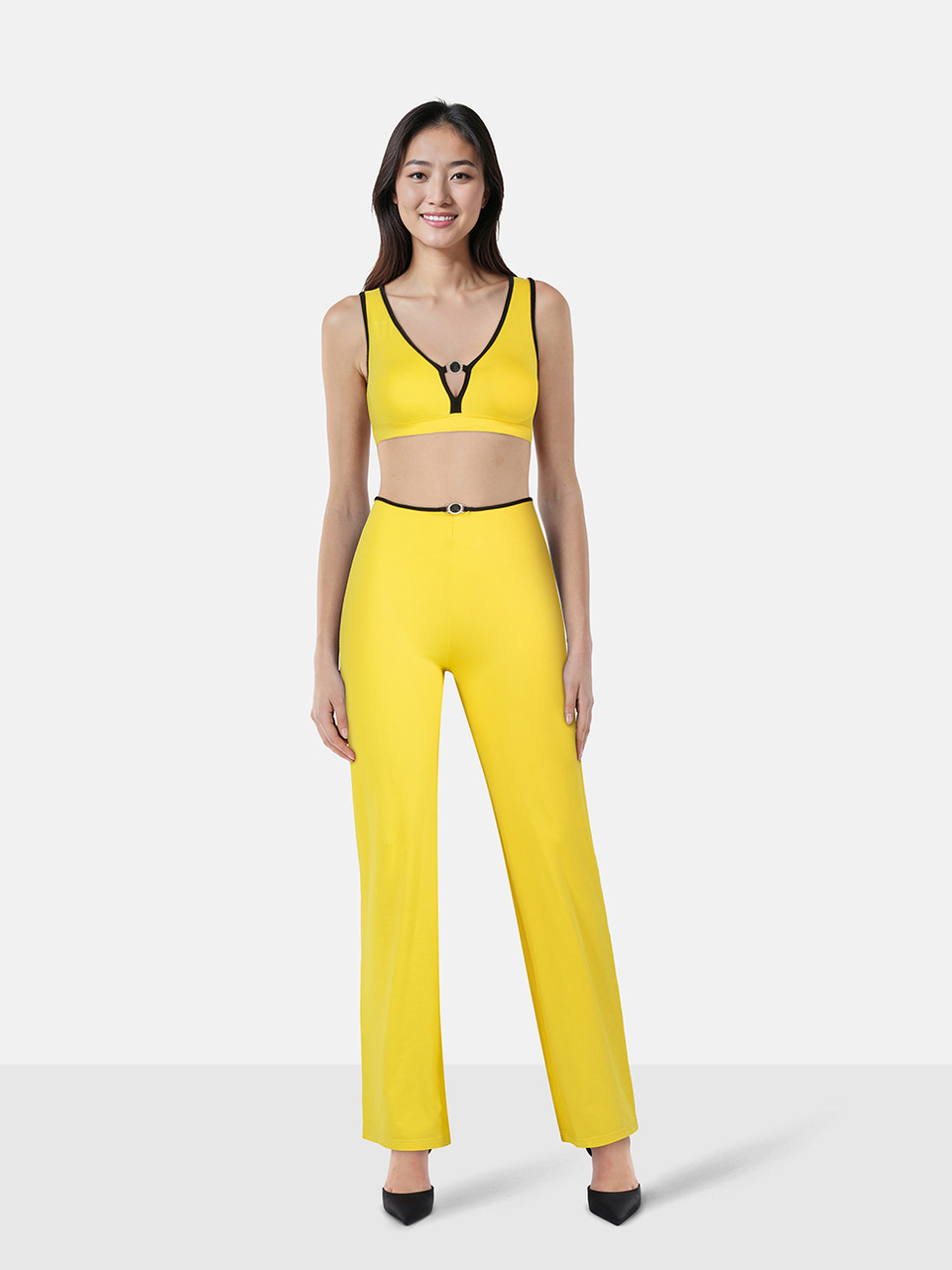 Versace Versace Intensive Lemon Yellow Athleisure Set