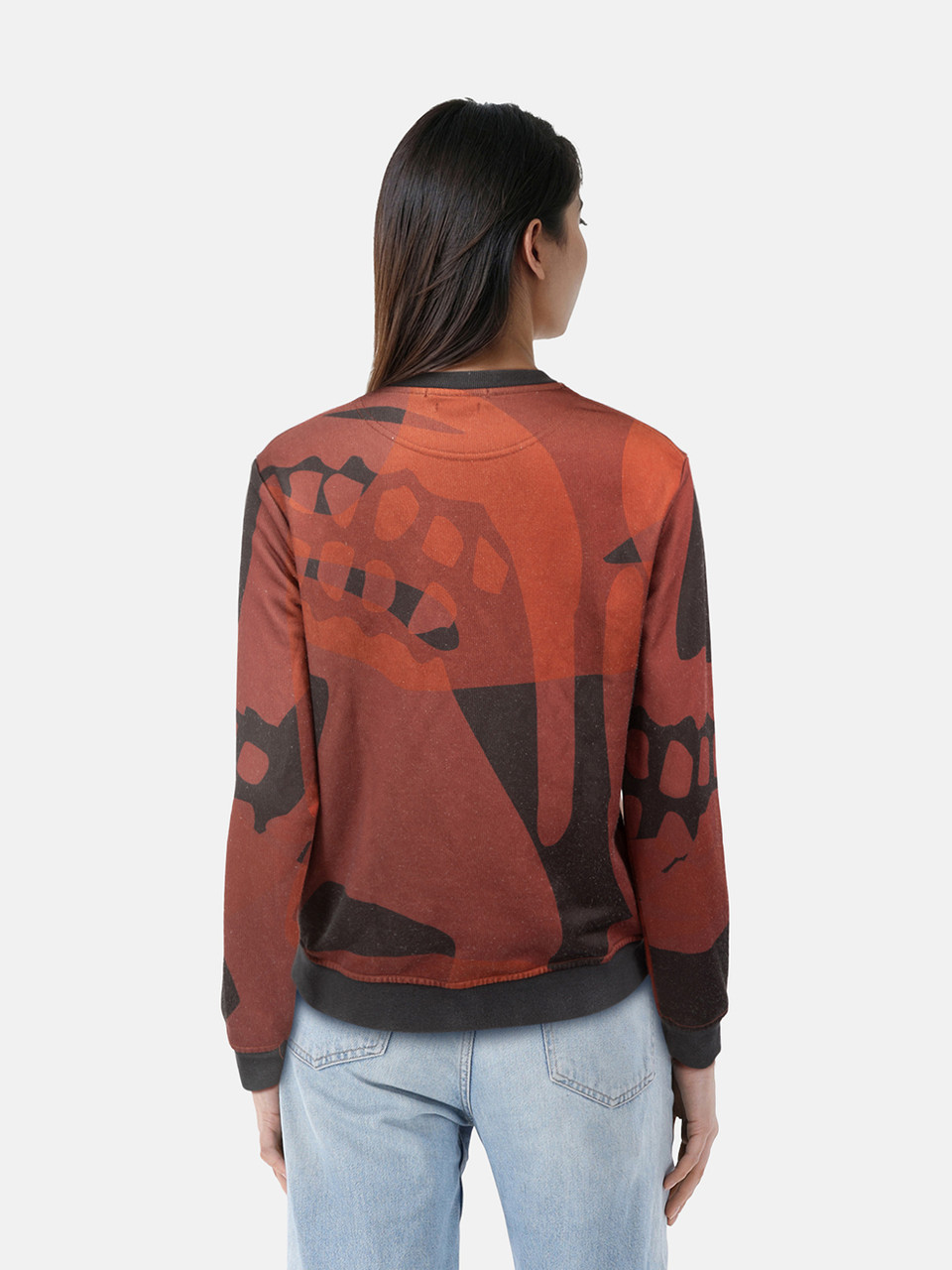 Alexander McQueen Brown & Black Abstract Jumper Alexander McQueen Brown & Black Abstract Jumper
