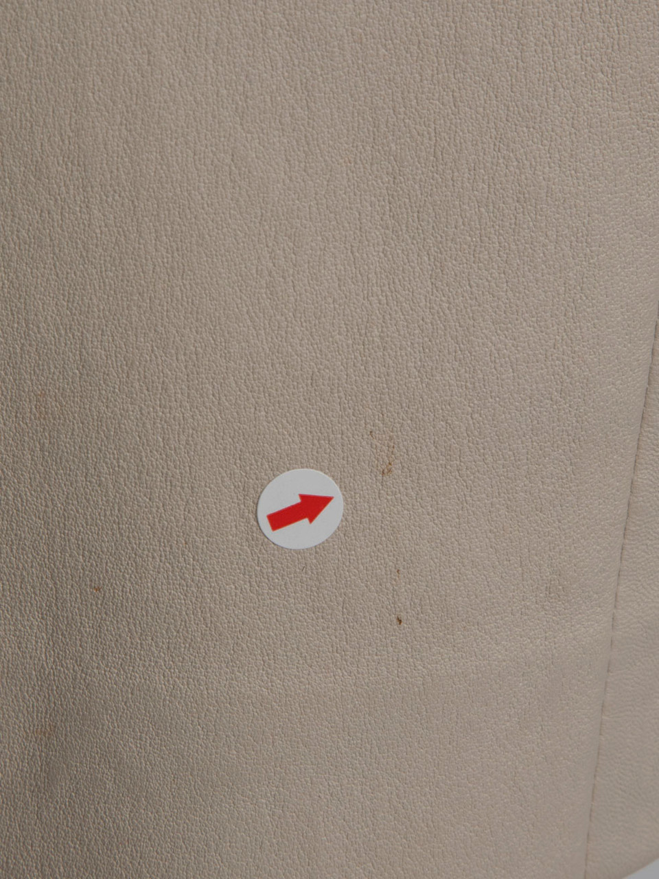 Joseph Beige Leather Clara Pencil Skirt