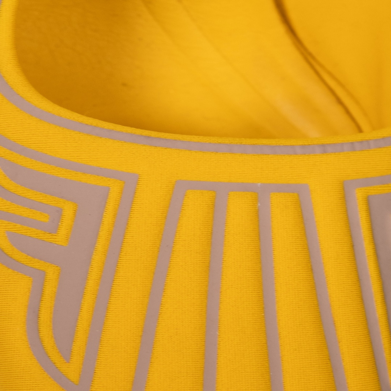 Fendi Yellow Square Toe Pumps