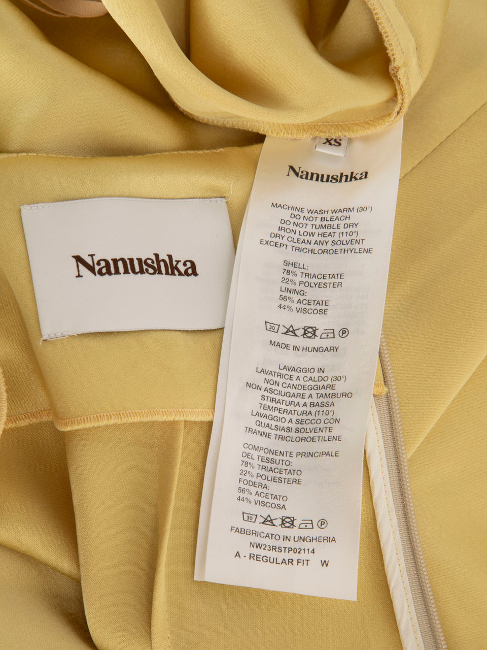NANUSHKA Yellow Top & Skirt Set NANUSHKA Yellow Top & Skirt Set