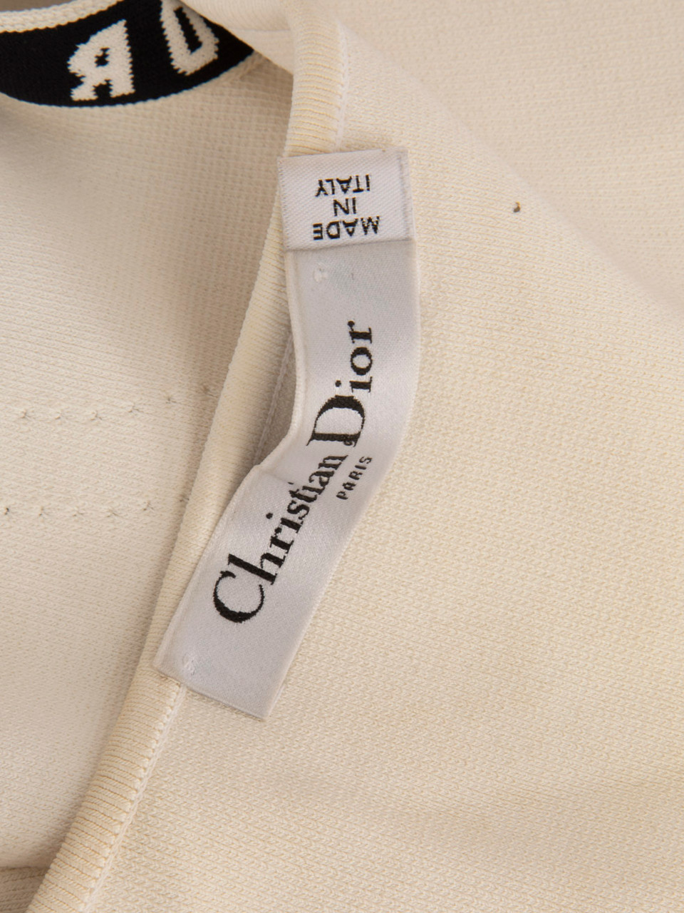 Dior White Logo Detail Bralette Dior White Logo Detail Bralette