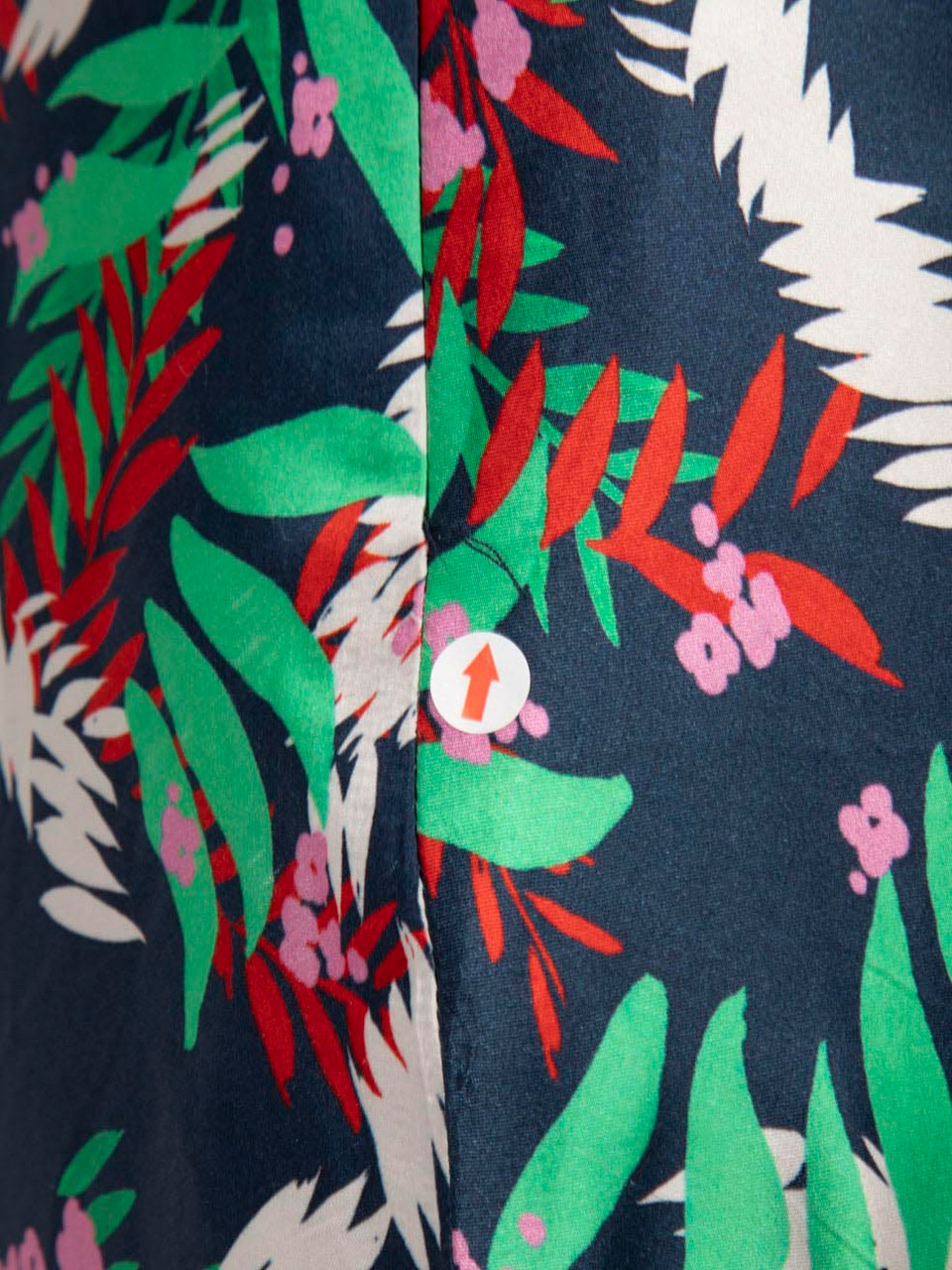 Saloni Floral Print Silk One Sleeve Dress Saloni Floral Print Silk One Sleeve Dress