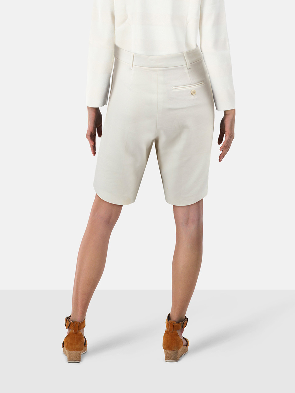 Loro Piana White Bermuda Shorts Loro Piana White Bermuda Shorts