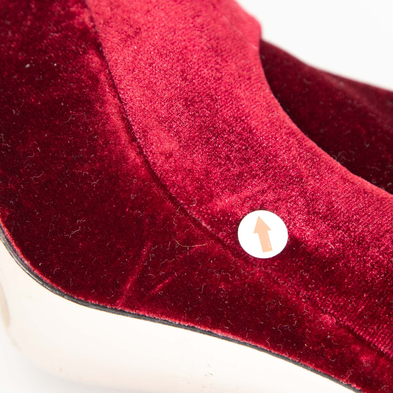 Miu Miu Burgundy Velvet Heeled Boots Miu Miu Burgundy Velvet Heeled Boots