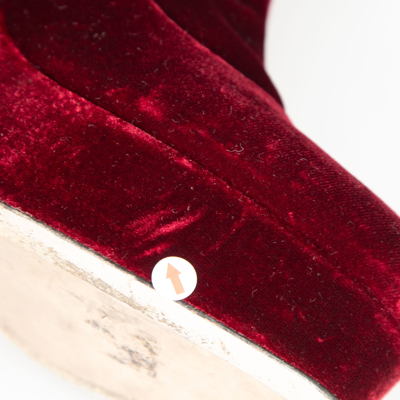 Miu Miu Burgundy Velvet Heeled Boots Miu Miu Burgundy Velvet Heeled Boots