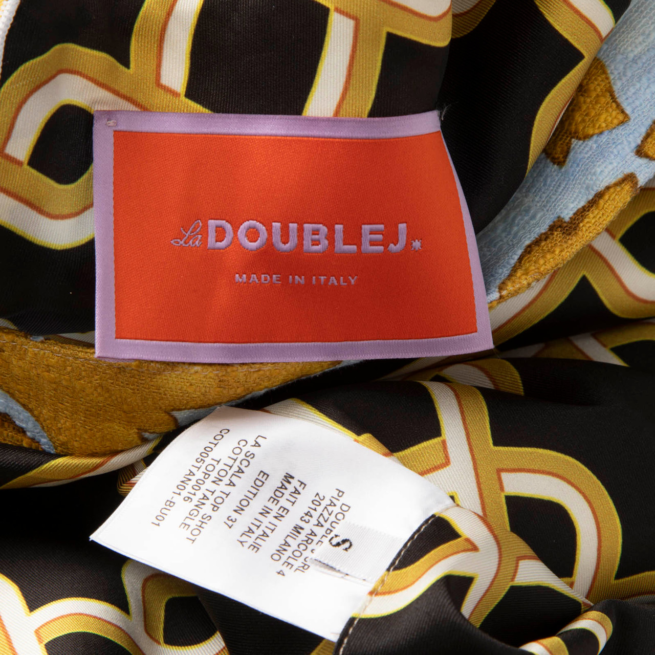 La DoubleJ Floral Print High Low Top