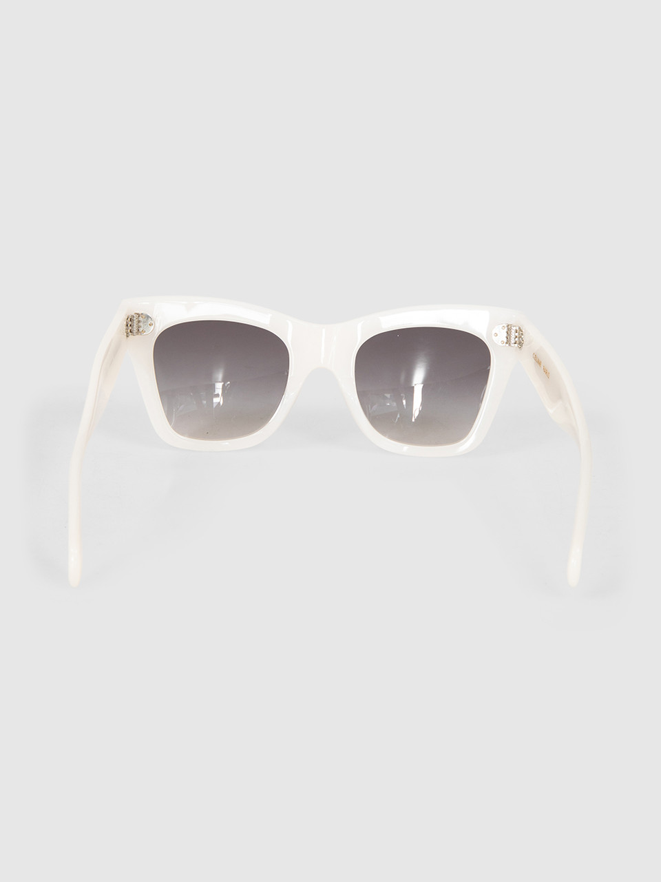 Céline White Oversized Gradient Sunglasses Céline White Oversized Gradient Sunglasses