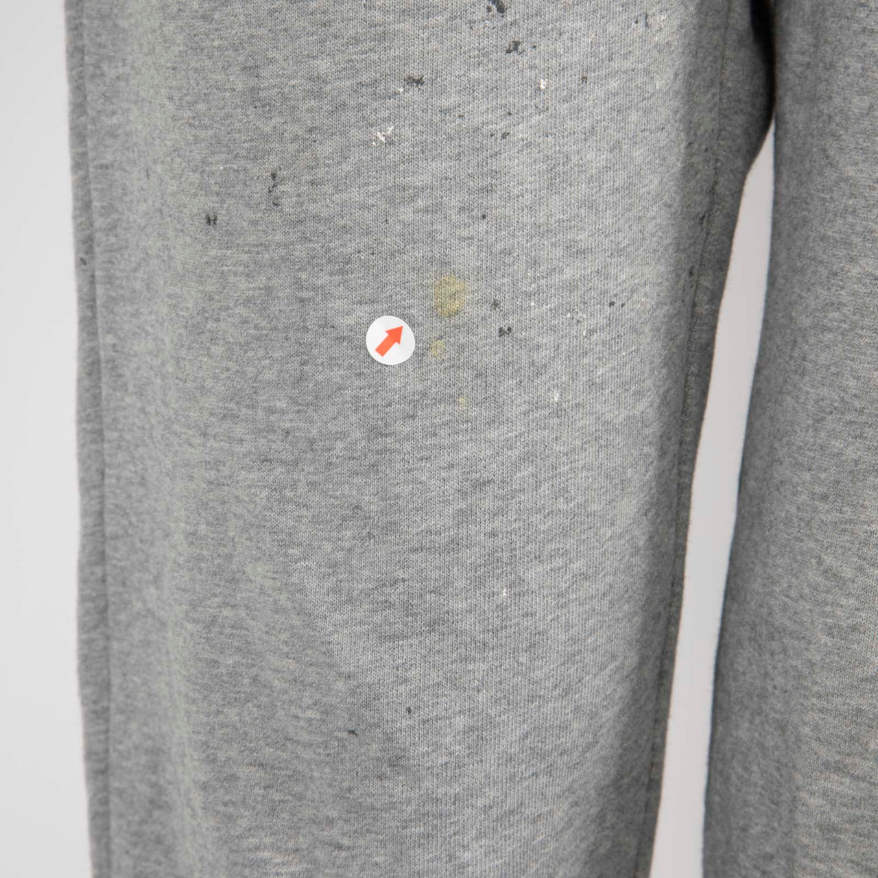 Balenciaga Grey Paint Splatter Print Joggers