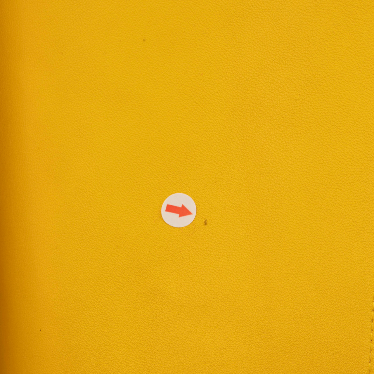 Tibi Yellow Leather Asymmetric Midi Skirt