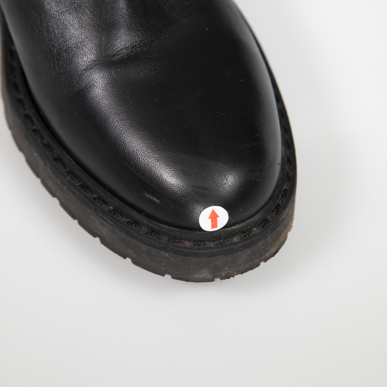Fendi Black Tobacco FF Rockoko Leather Boots