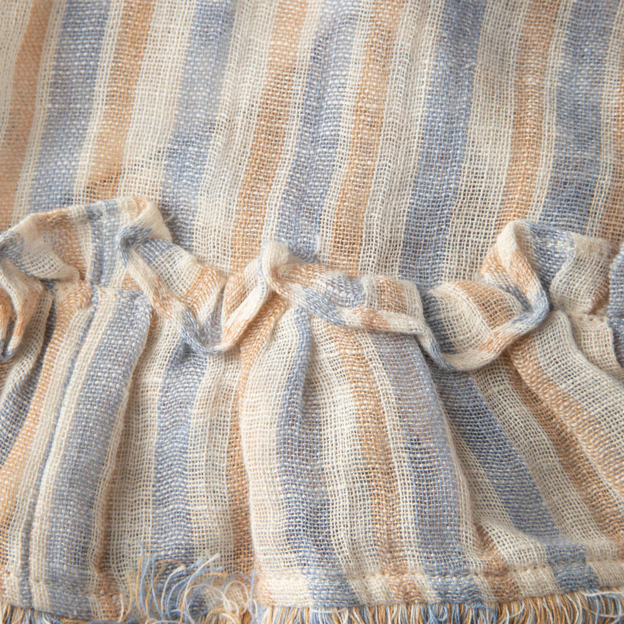 Zimmermann Linen Striped Sheer Oversized Blouse