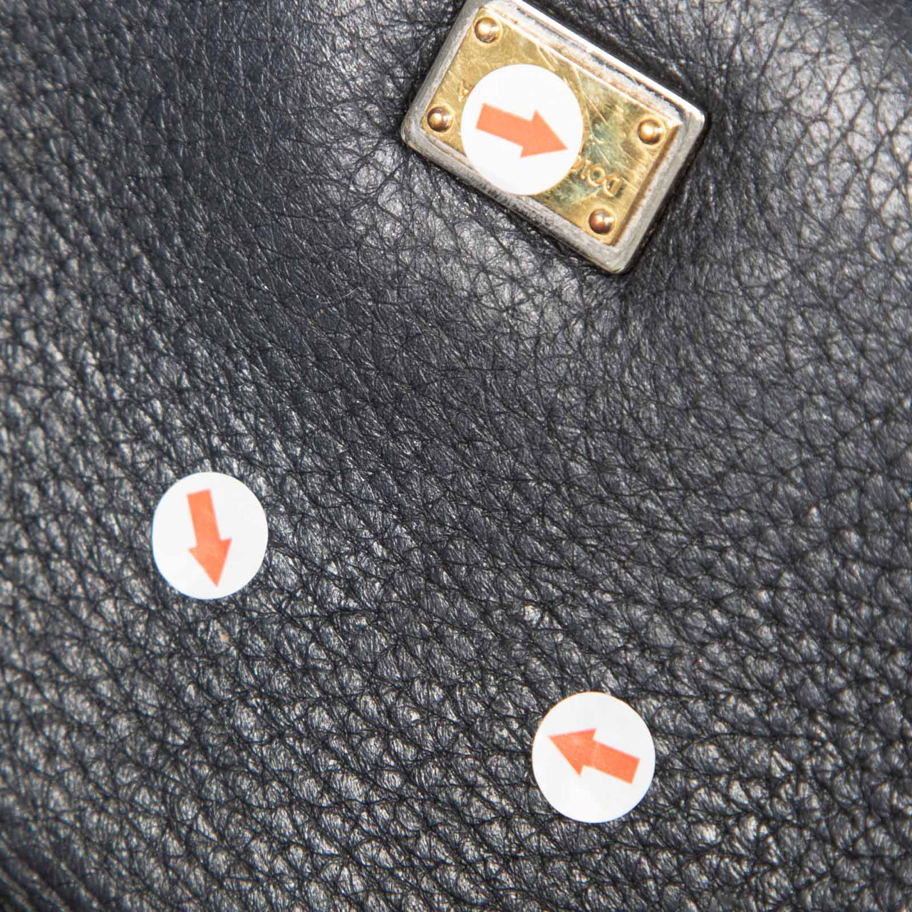 Dolce & Gabbana Black Leather Sicily Bag