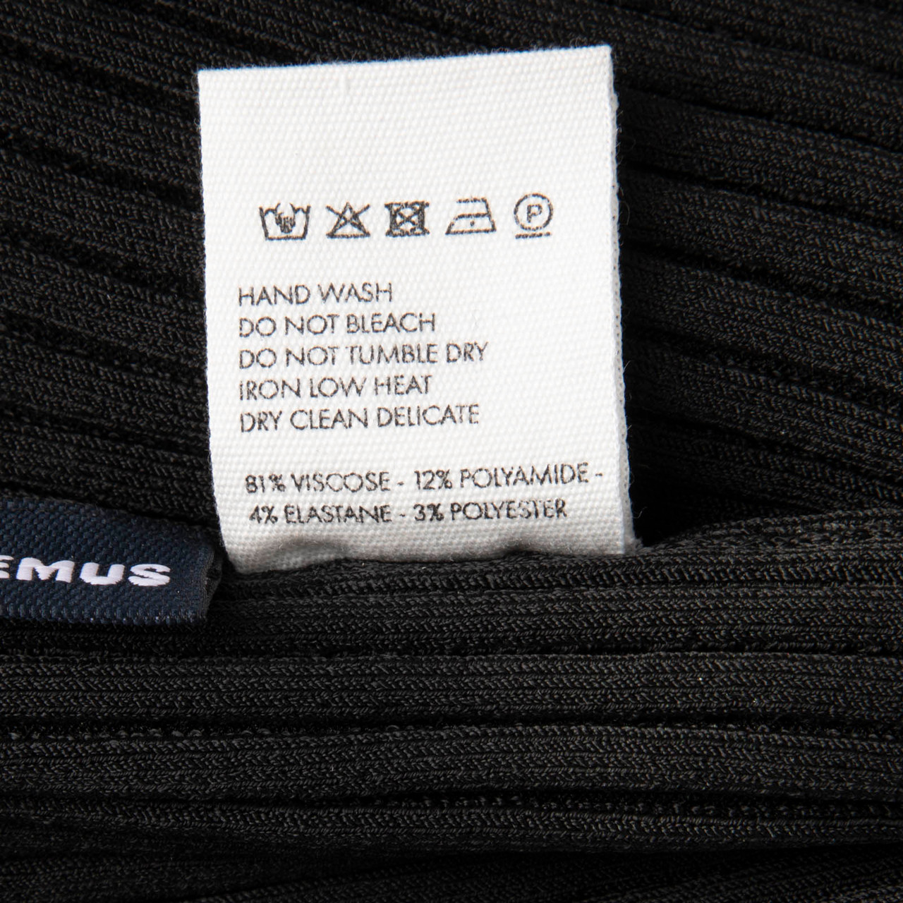 Jacquemus Black La Maille Pralù Ribbed Cardigan