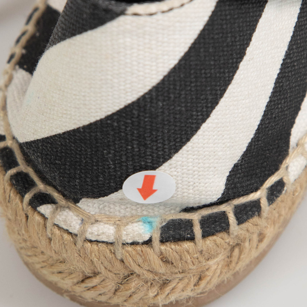 Off-White Black Lace Up Espadrilles
