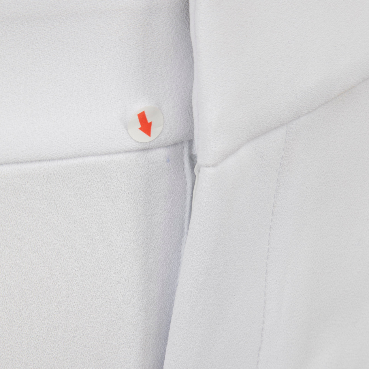 Alice + Olivia White High Rise Wide Leg Trousers