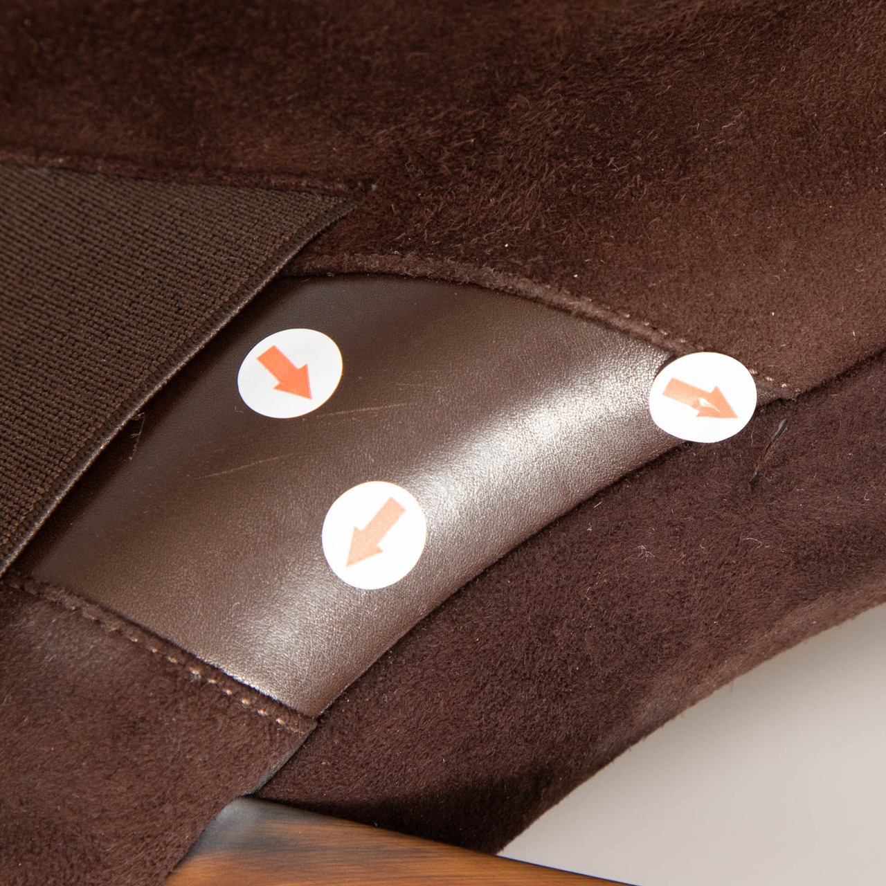 Casadei Brown Suede Wooden Heel Boots