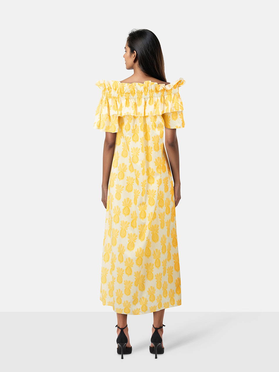 La DoubleJ Yellow Breakfast Summer Pineapple Dress
