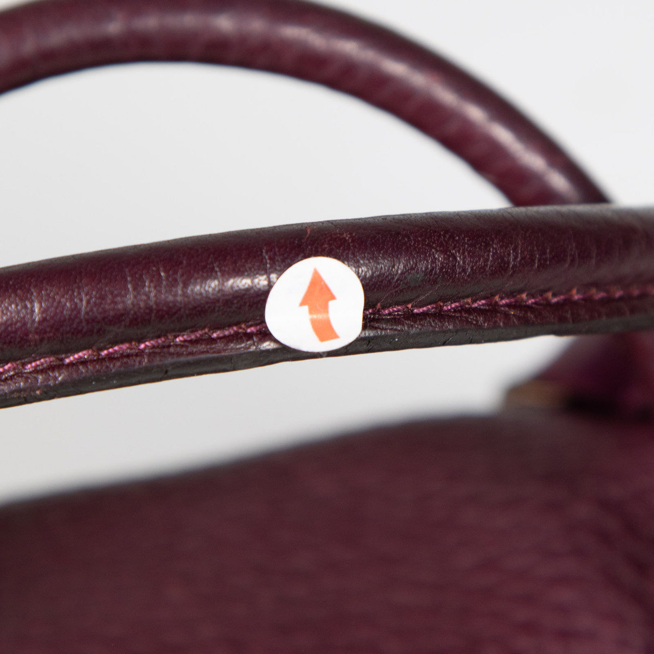 Mulberry Burgundy Leather Embroidered Bayswater