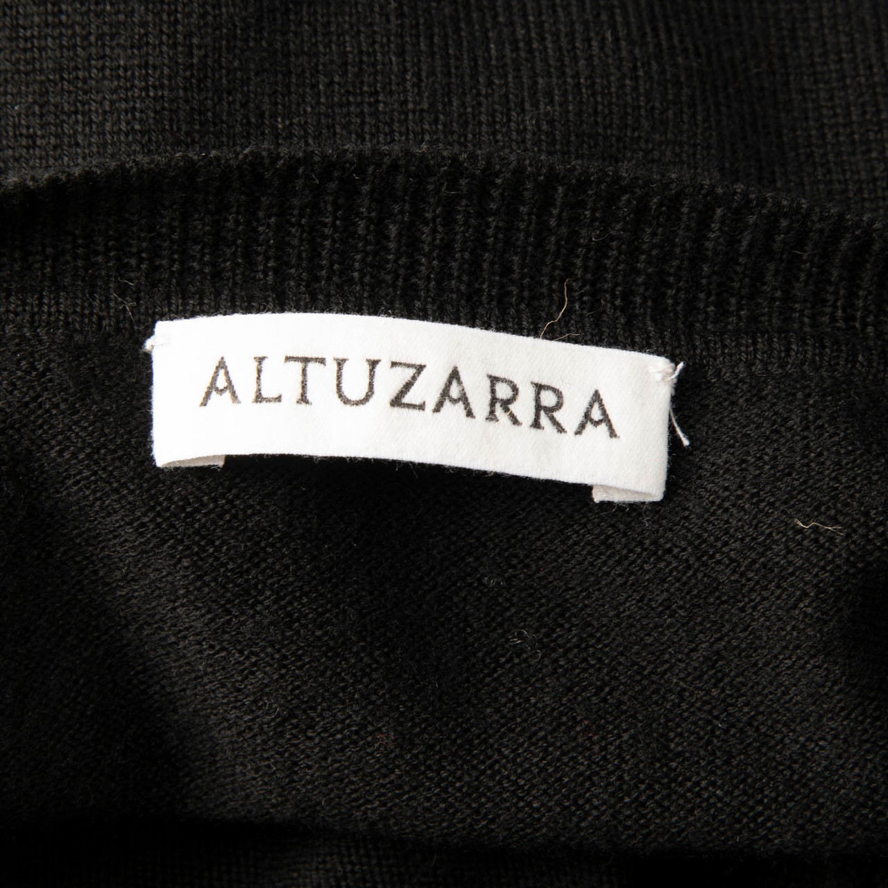 Altuzarra Black Front Buttoned Midi Dress
