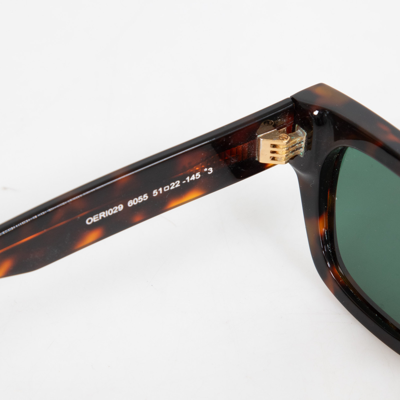 Off-White Brown Square Green Lens Sunglasses Off-White Brown Square Green Lens Sunglasses