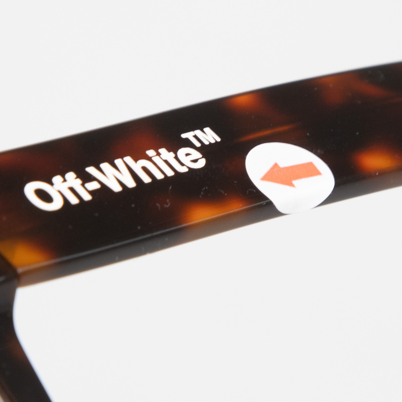 Off-White Brown Square Green Lens Sunglasses Off-White Brown Square Green Lens Sunglasses