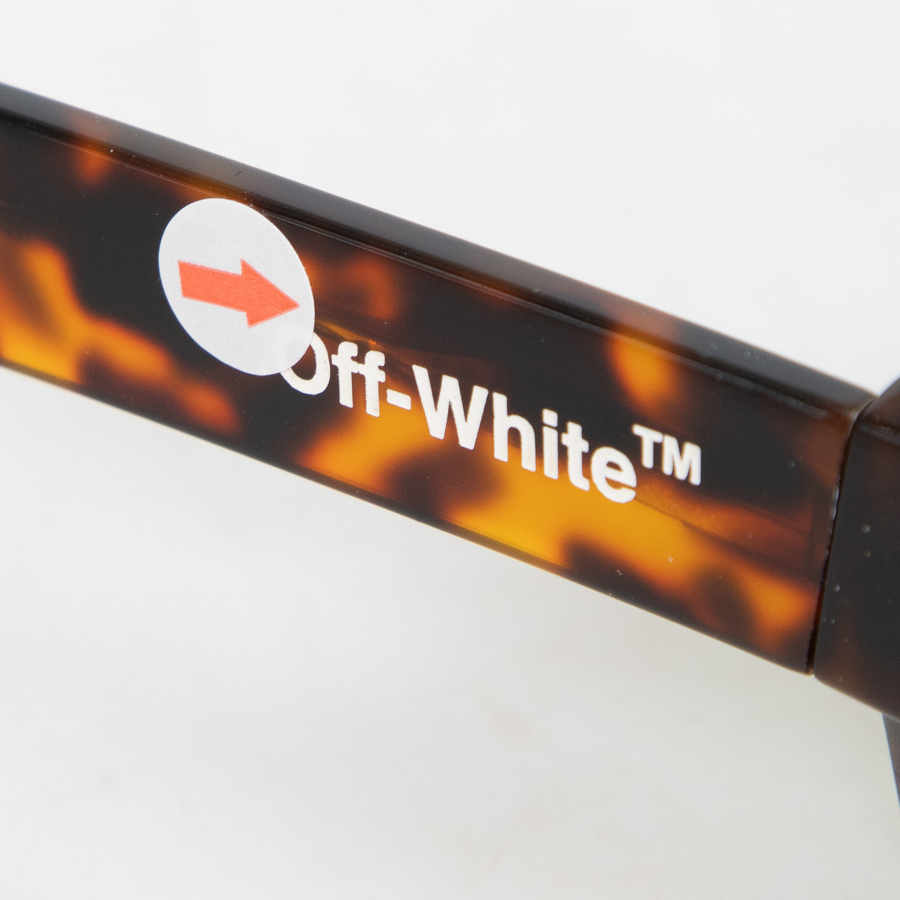 Off-White Brown Square Green Lens Sunglasses Off-White Brown Square Green Lens Sunglasses