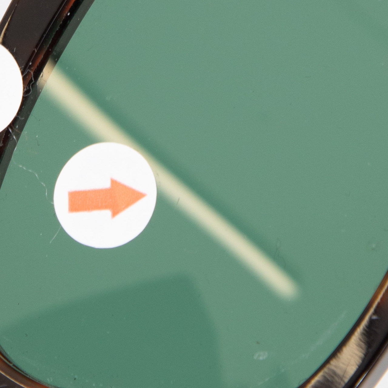 Off-White Brown Square Green Lens Sunglasses Off-White Brown Square Green Lens Sunglasses