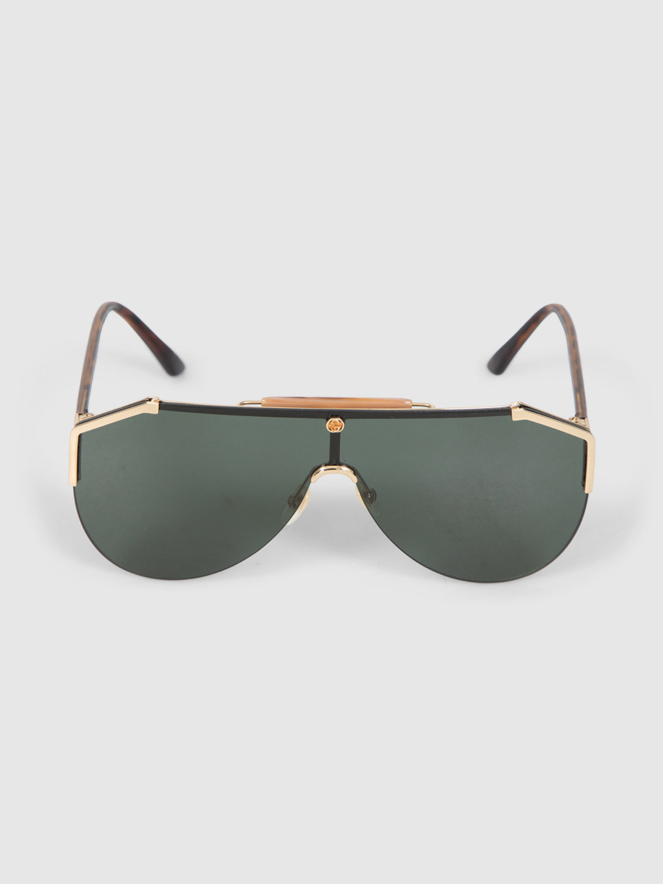 Gucci Green Rimless Aviator Sunglasses Gucci Green Rimless Aviator Sunglasses