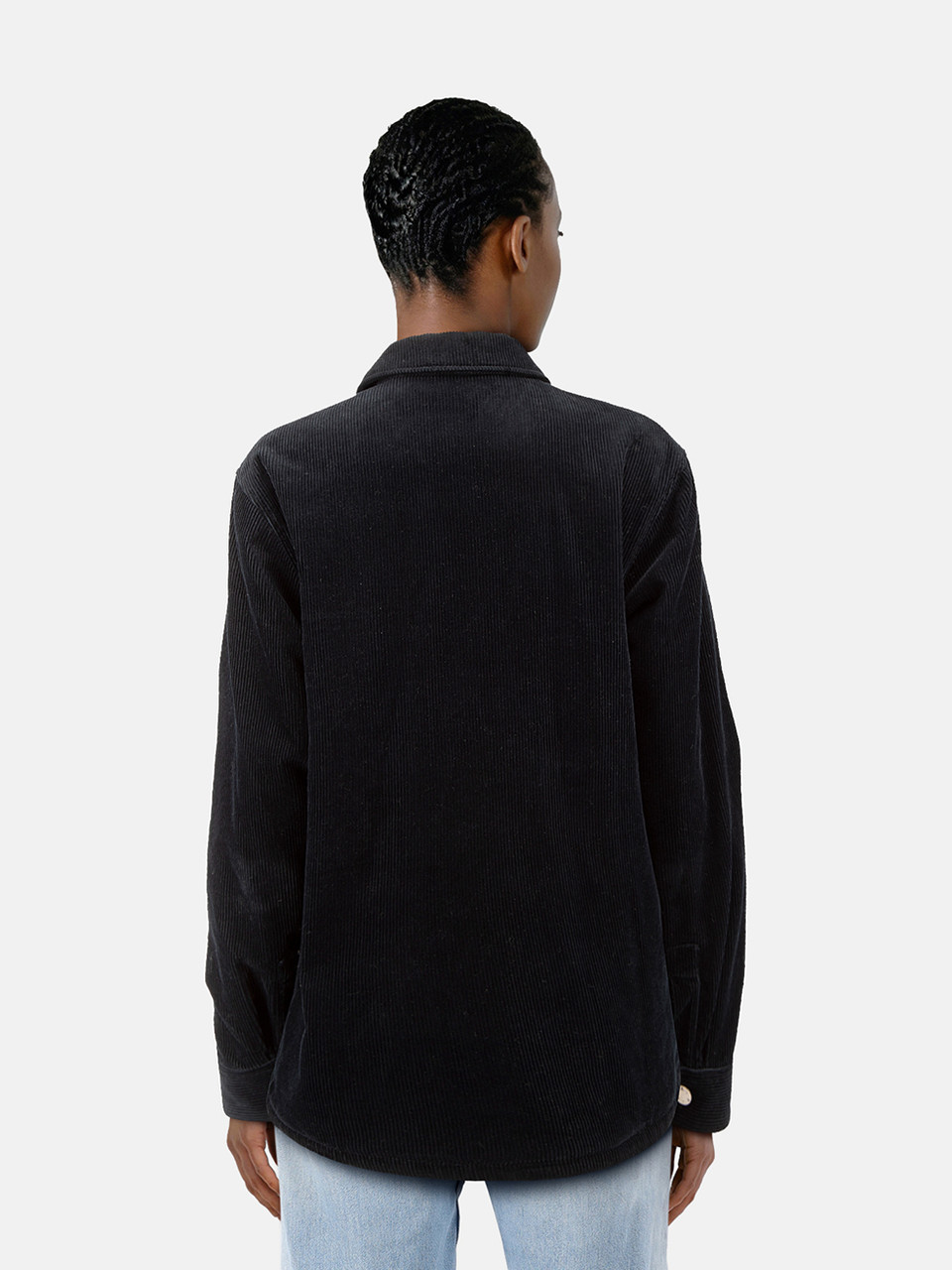 A.P.C. Navy Corduroy Long Sleeves Jacket